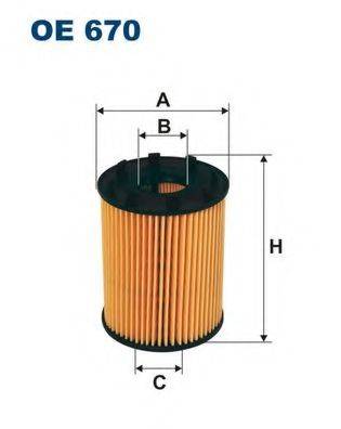 FILTRON OE670 Масляний фільтр