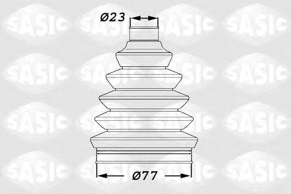 SASIC 1900008 Комплект пильника, приводний вал