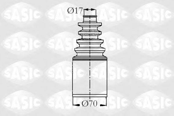 SASIC 2873613 Комплект пильника, приводний вал