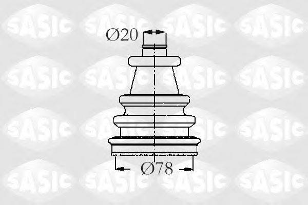 SASIC 2873743 Комплект пильника, приводний вал