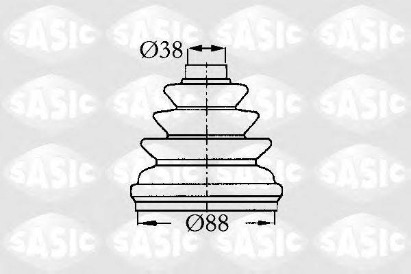 SASIC 2873803 Комплект пильника, приводний вал