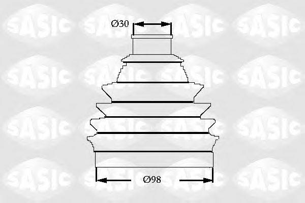 SASIC 2933063 Комплект пильника, приводний вал