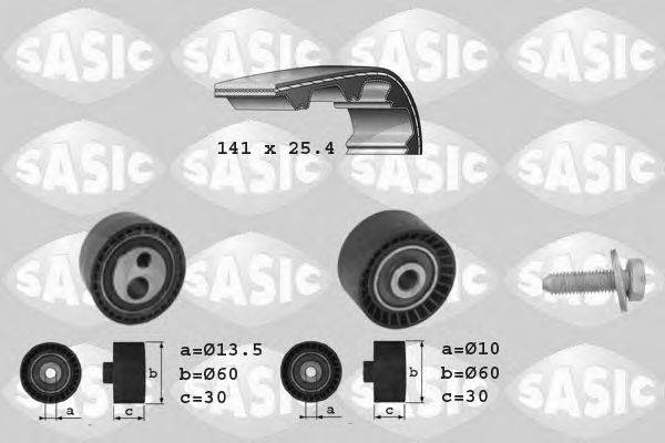 SASIC 1750011 Комплект ременя ГРМ