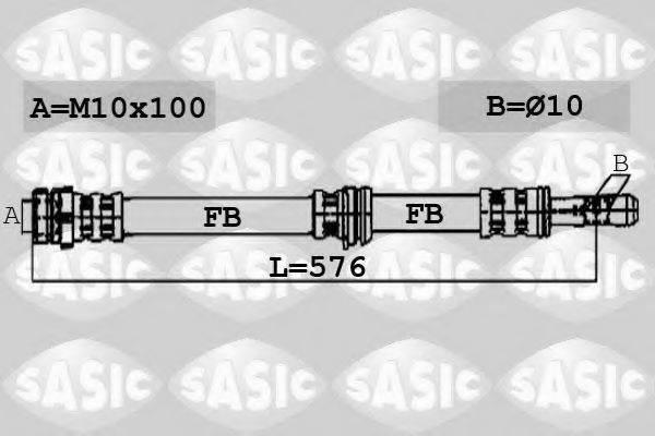 SASIC 6606064 Гальмівний шланг