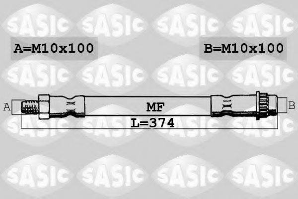 SASIC SBH4089 Гальмівний шланг