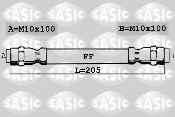 SASIC SBH6377 Гальмівний шланг