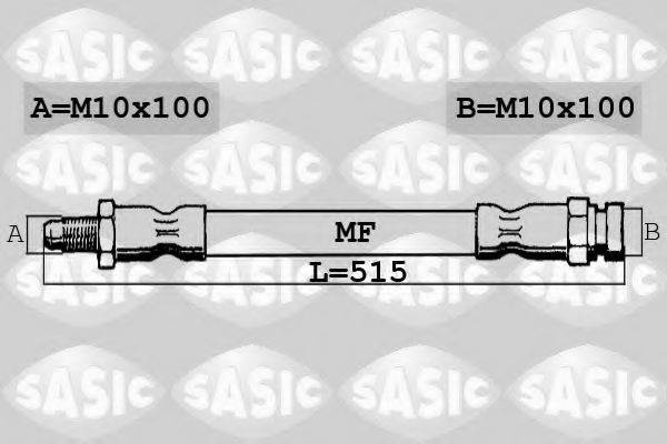 SASIC 6600055 Гальмівний шланг