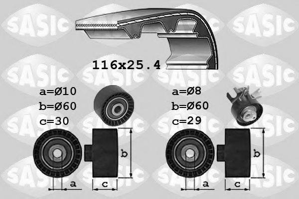 SASIC 1750034 Комплект ременя ГРМ