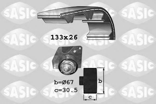 SASIC 1754025 Комплект ременя ГРМ