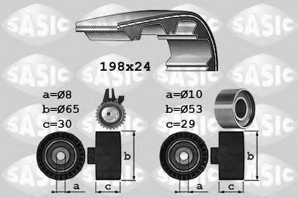 SASIC 1756023 Комплект ременя ГРМ