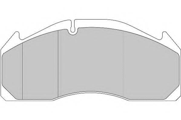 DURON DCV1388B Комплект гальмівних колодок, дискове гальмо