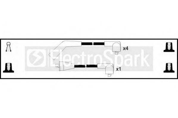 STANDARD OEK224 Комплект дротів запалювання