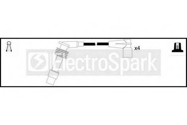 STANDARD OEK081 Комплект дротів запалювання