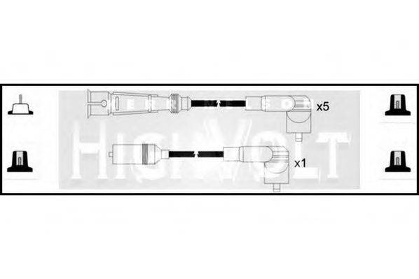 STANDARD OEF661 Комплект дротів запалювання