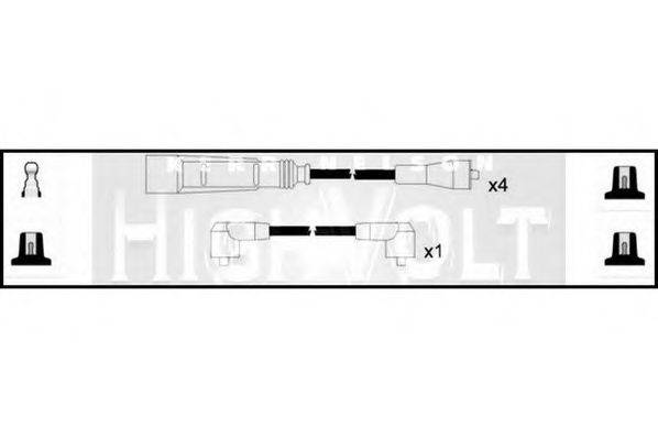 STANDARD OEF773 Комплект дротів запалювання