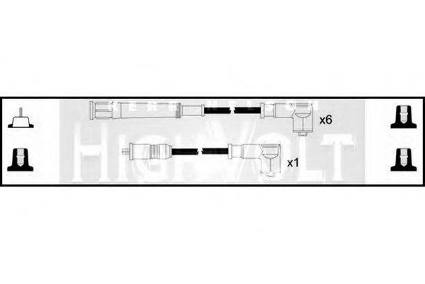 STANDARD OEF079 Комплект дротів запалювання