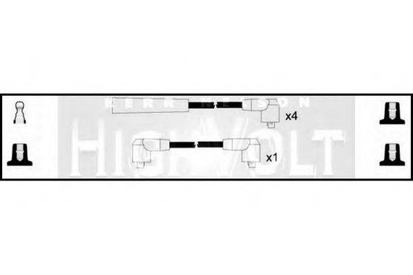 STANDARD OEF217 Комплект дротів запалювання