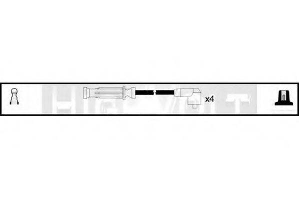 STANDARD OEF567 Комплект дротів запалювання