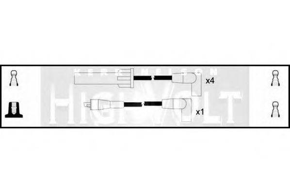 STANDARD OEF169 Комплект дротів запалювання