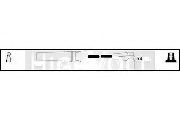 STANDARD OEF818 Комплект дротів запалювання