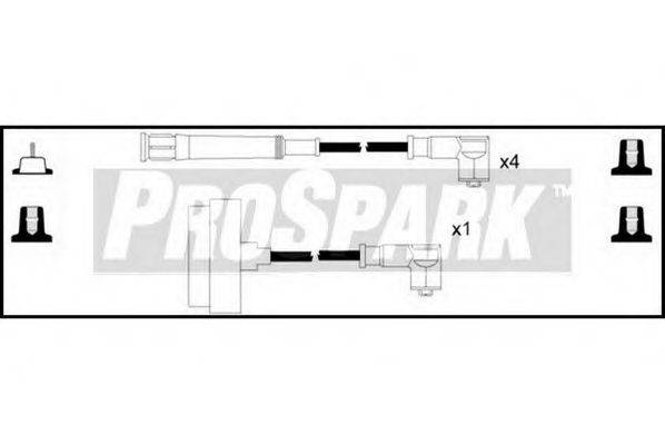 STANDARD OES1192 Комплект дротів запалювання