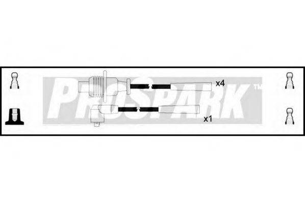 STANDARD OES196 Комплект дротів запалювання