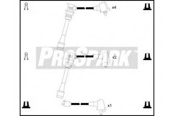 STANDARD OES426 Комплект дротів запалювання