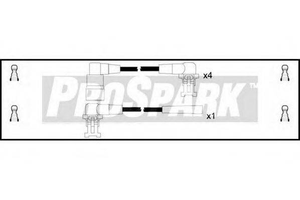 STANDARD OES631 Комплект дротів запалювання