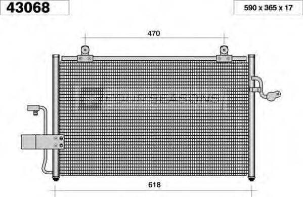 STANDARD F443068 Конденсатор, кондиціонер