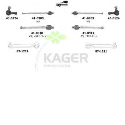 KAGER 800068 Підвіска колеса