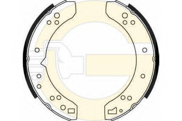 GIRLING 5160701 Комплект гальмівних колодок