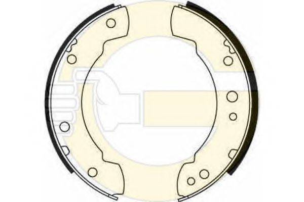 GIRLING 5161406 Комплект гальмівних колодок