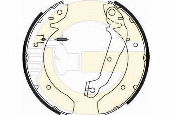 GIRLING 5161661 Комплект гальмівних колодок