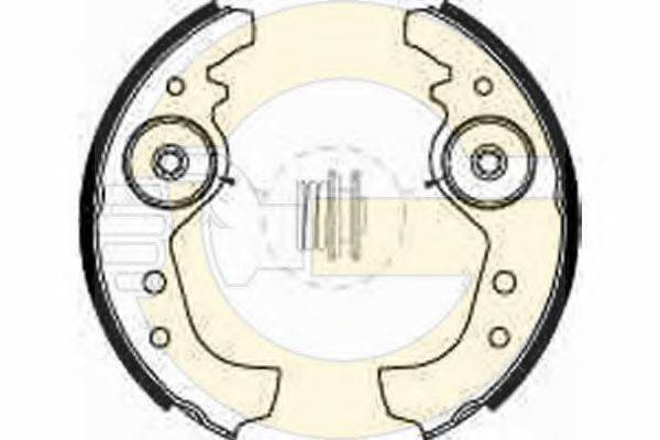 GIRLING 5181609 Комплект гальмівних колодок