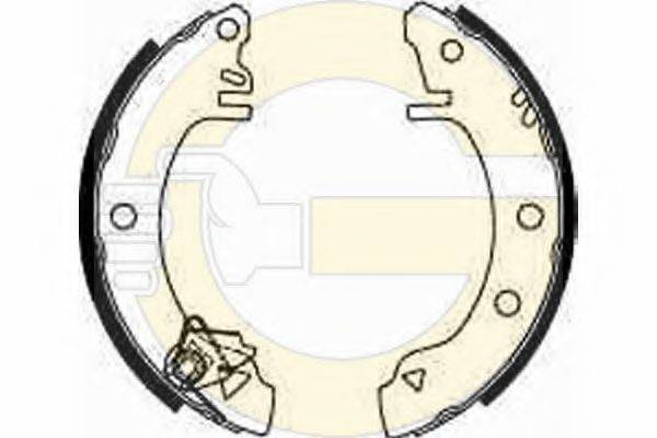 GIRLING 5183203 Комплект гальмівних колодок