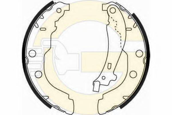 GIRLING 5186173 Комплект гальмівних колодок