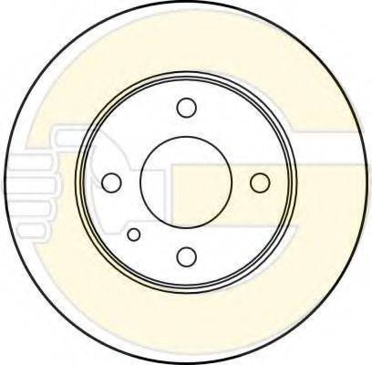 GIRLING 6017513 гальмівний диск