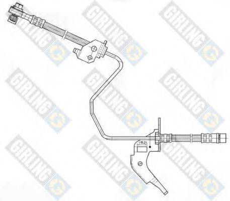 GIRLING 9004566 Гальмівний шланг