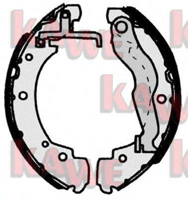 KAWE 06910 Комплект гальмівних колодок