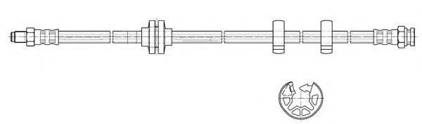 KAWE 511665 Гальмівний шланг