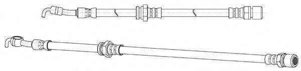 KAWE 512605 Гальмівний шланг