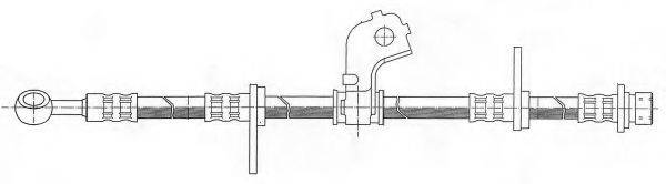 KAWE 511578 Гальмівний шланг