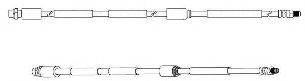 KAWE 514505 Гальмівний шланг