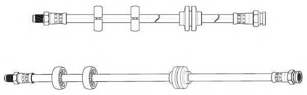 KAWE 514579 Гальмівний шланг