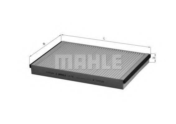 MAHLE ORIGINAL LA75 Фільтр, повітря у внутрішньому просторі