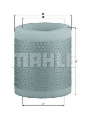 MAHLE ORIGINAL LX124 Повітряний фільтр