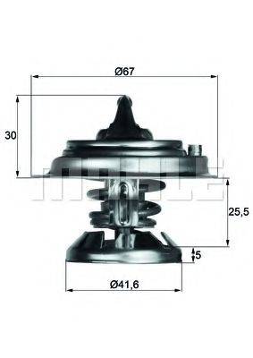 MAHLE ORIGINAL TX2975D Термостат, охолоджуюча рідина