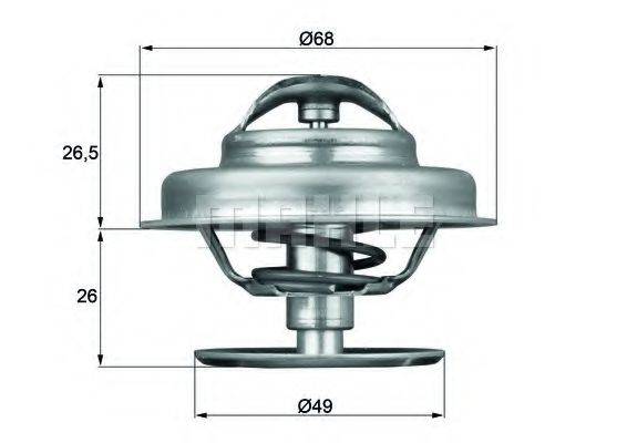 MAHLE ORIGINAL TX6289 Термостат, охолоджуюча рідина