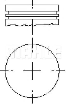 MAHLE ORIGINAL S14210 Поршень