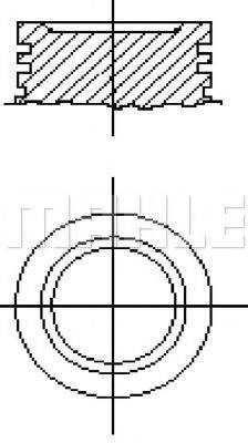 MAHLE ORIGINAL S14520 Поршень